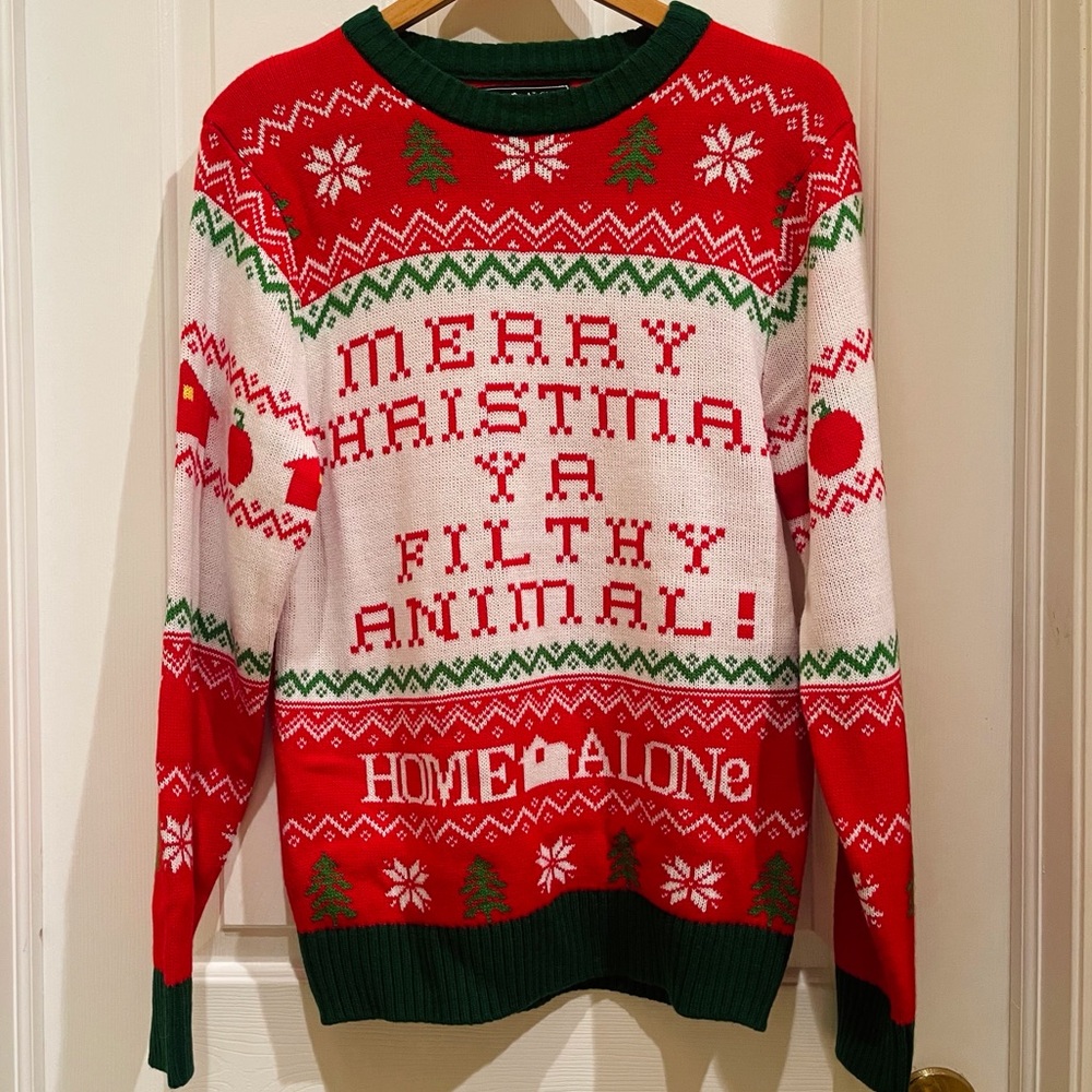 HOME ALONE “MERRY CHRISTMAS YA FILTHY ANIMAL”  SWEATER